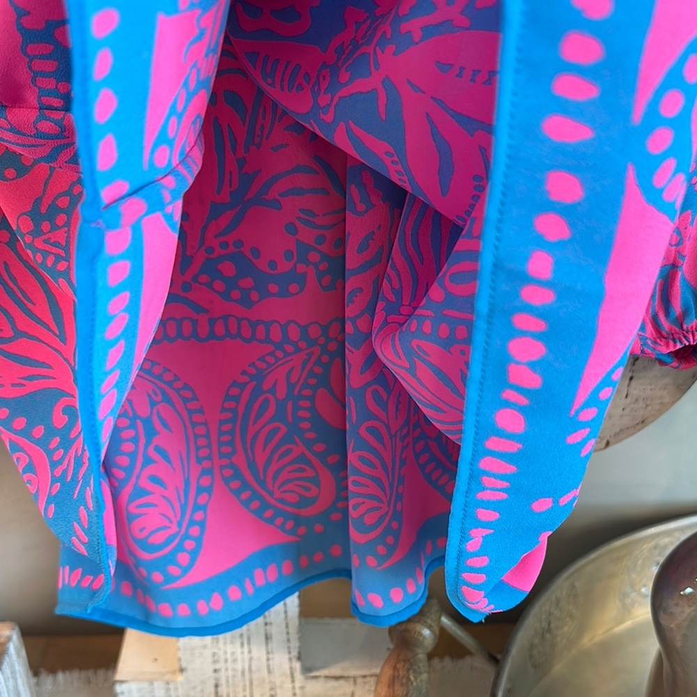 ππLilly Pulitzer Maryellen Long Sleeve Off the Shoulder Top - Picture 7 of 12